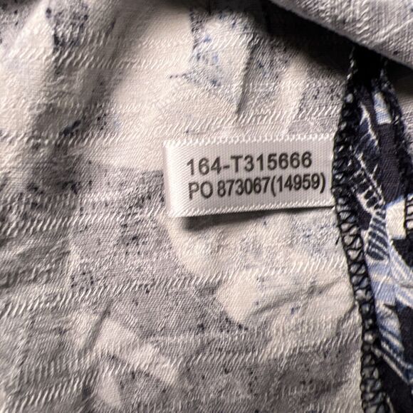 Tommy Bahama Silk Hawaiian Shirt Button Down Mens XL Tropical Palm Blue - Picture 7 of 11